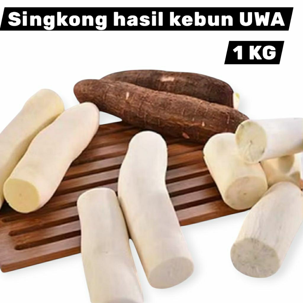 

SINGKONG BOGOR FRESH EMPUK BERAT 1&2 KG