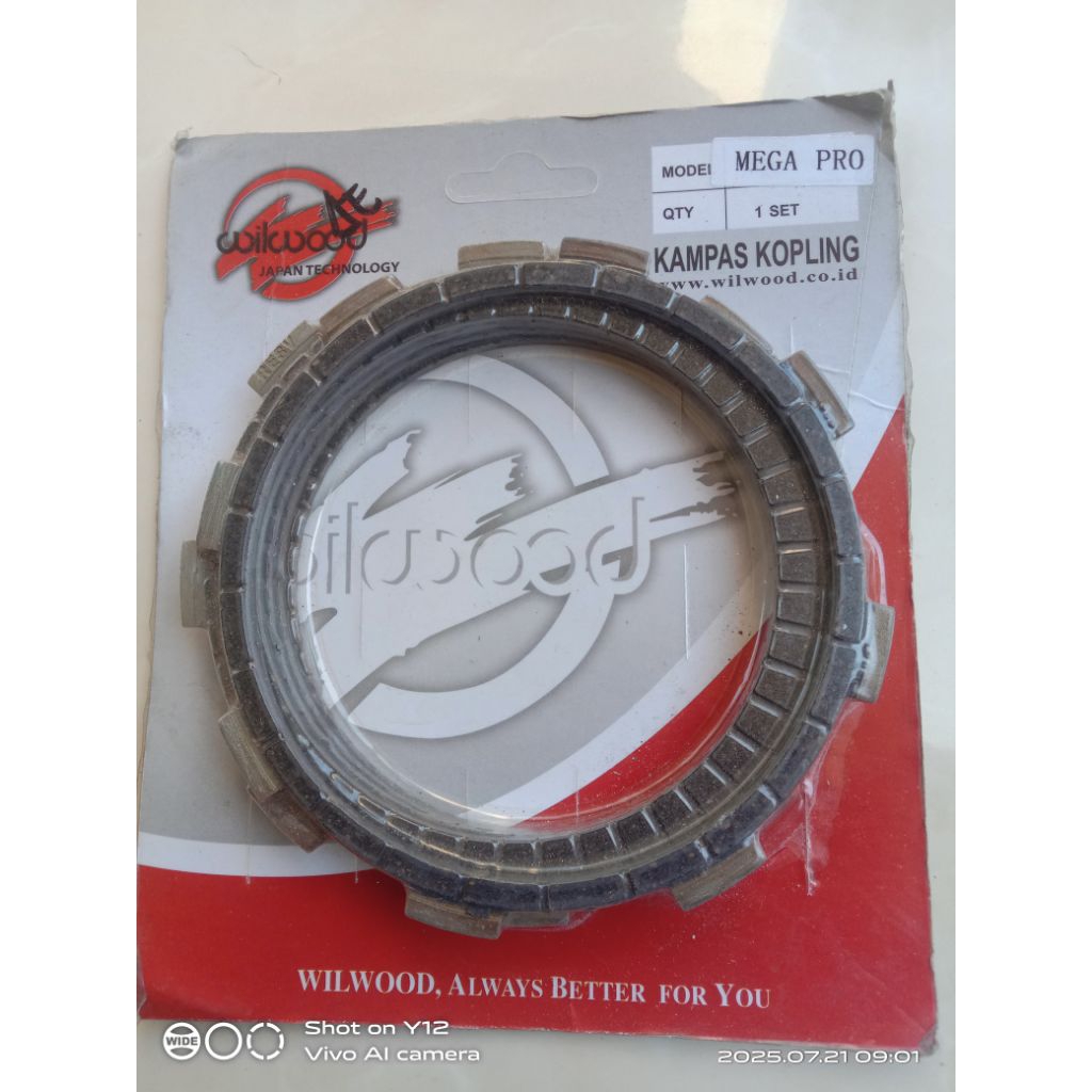 KAMPAS KOPLING HONDA MEGAPRO NEW PRIMUS 5 PCS willwood