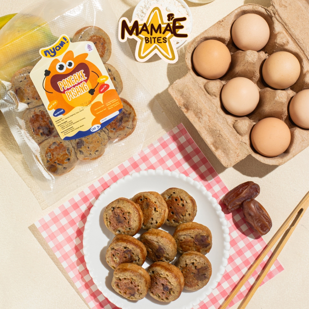 

NYAM Baby Food - Pancake Pisang | Snack MPASI Anak Bayi NYAM BB Booster