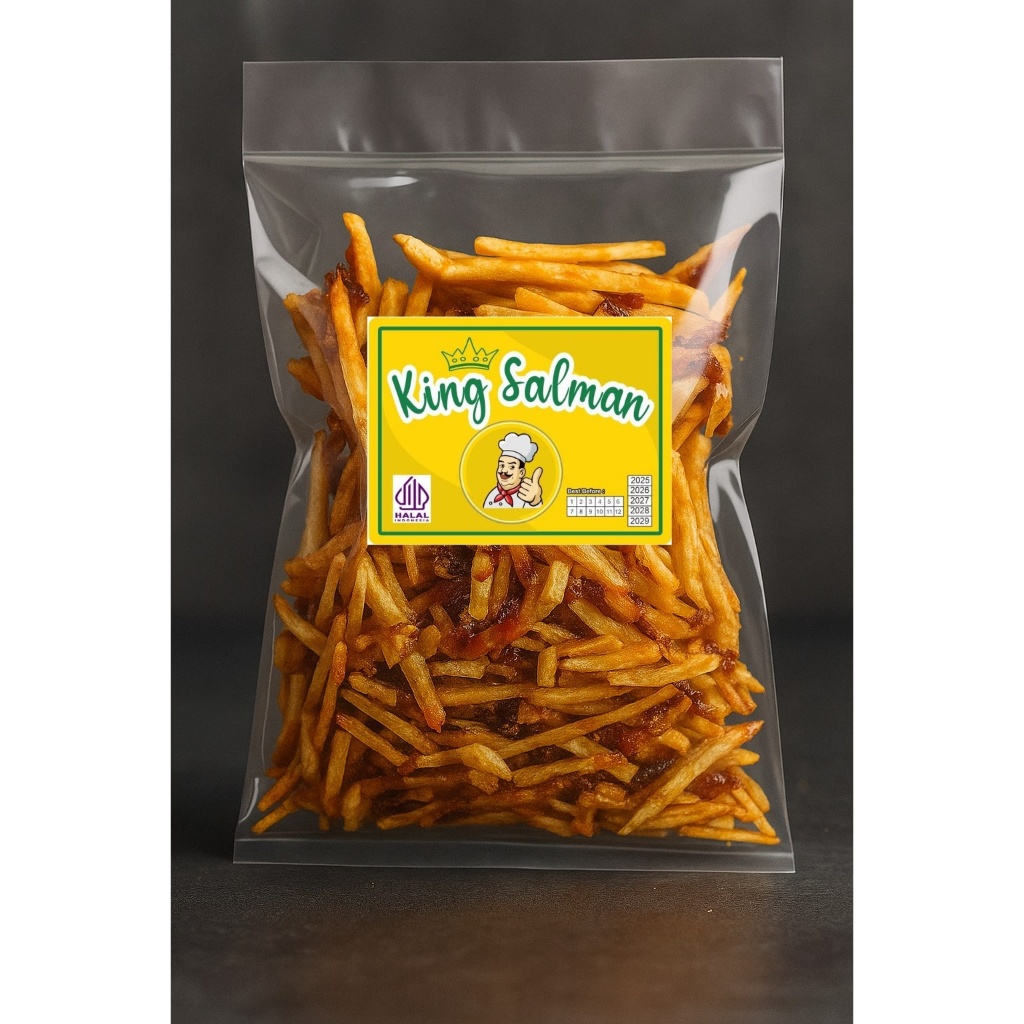 

Stik talas pedas gurih renyah enak / stik mbote / stick talas camilan sehat / keripik / 250g