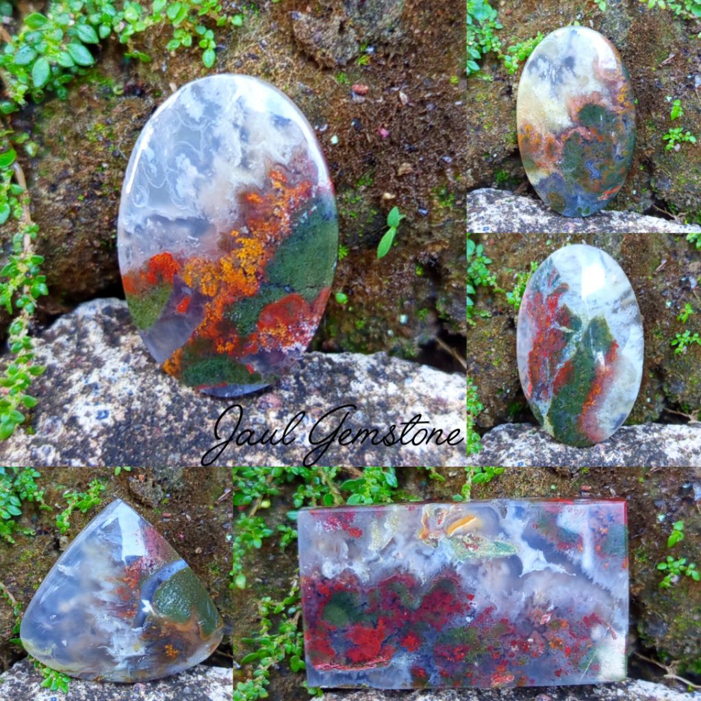 lumut trenggalek/batu lumut trenggalek natural/lostun batu lumut trenggalek asli/moss agate/batu aki