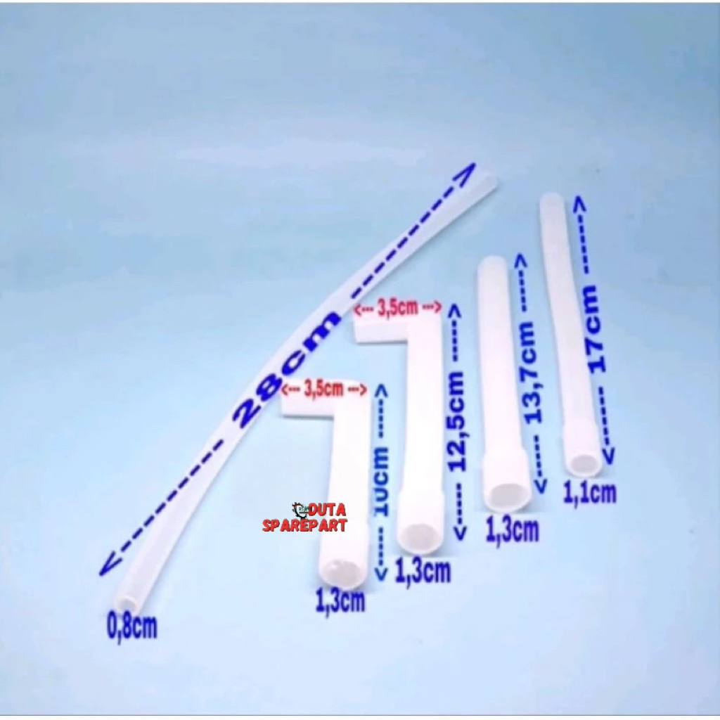 Selang silikon dispenser Set - selang karet dispenser
