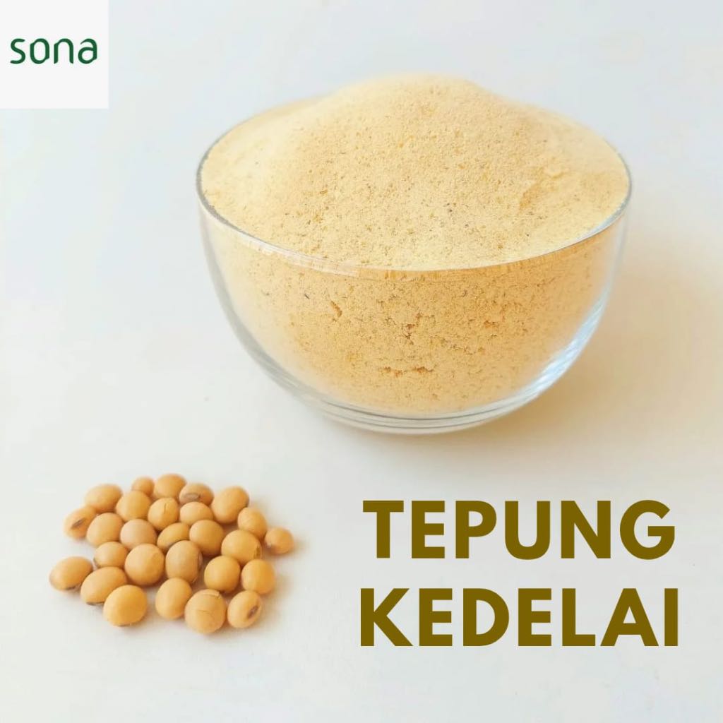 

Tepung Kacang Kedelai 500gr - Sona
