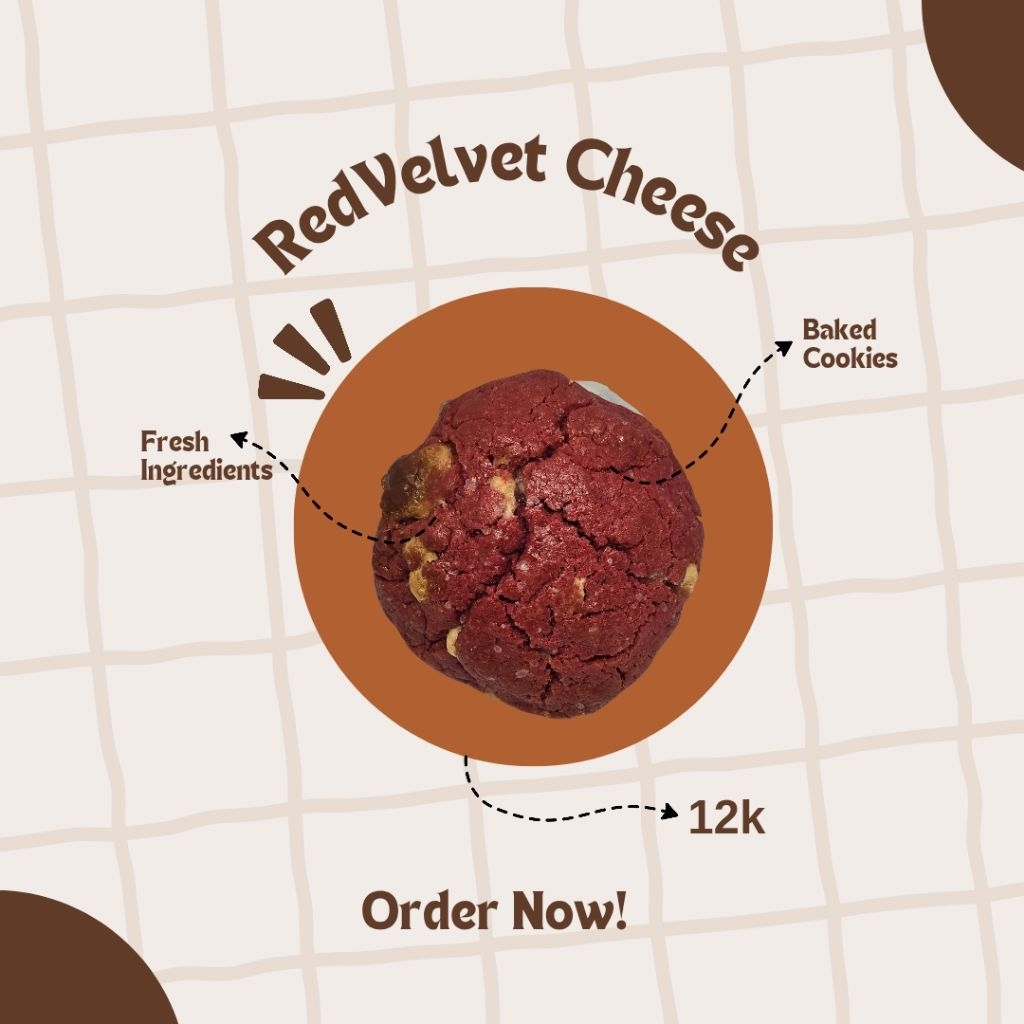 

soft cookies redvelvet cheese