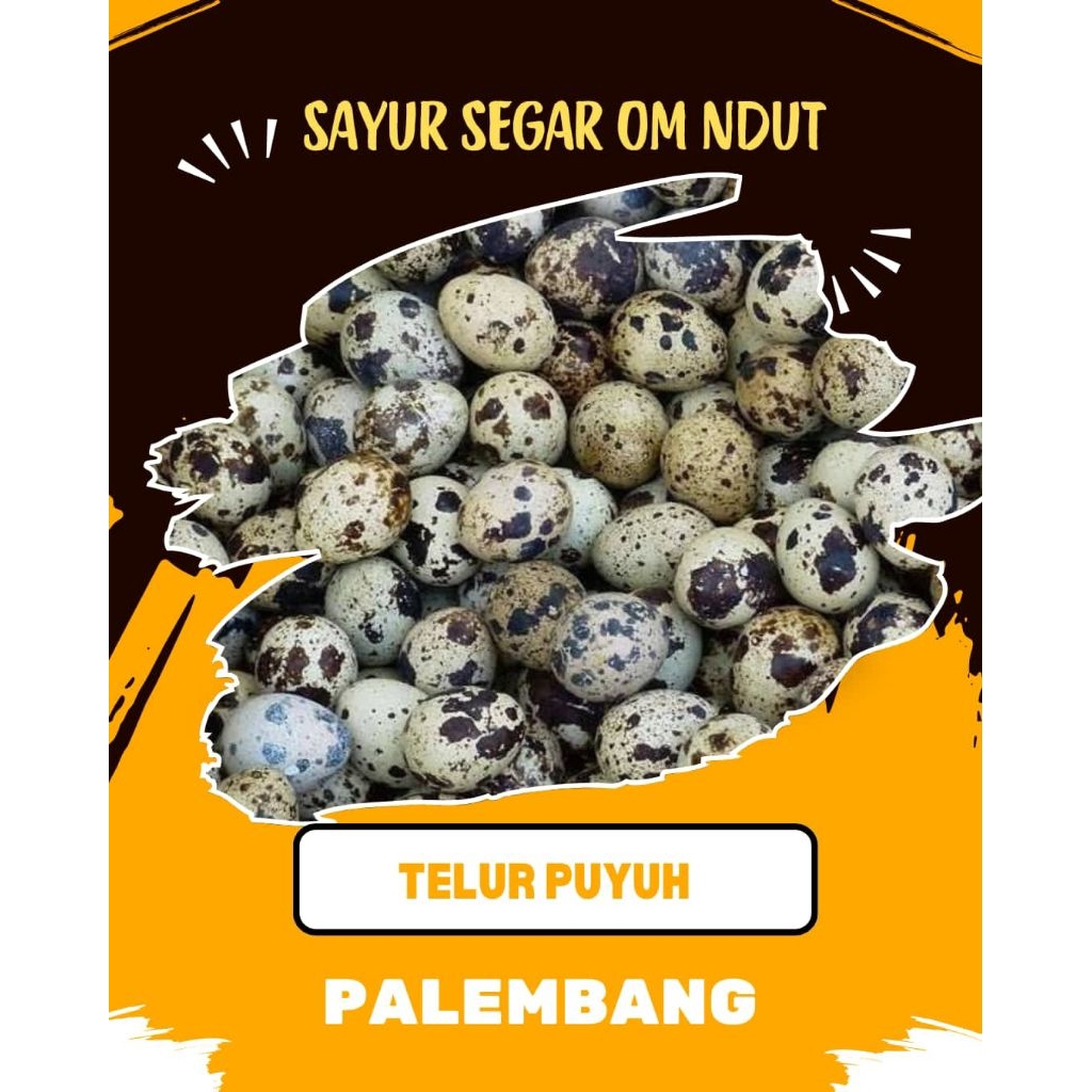 

TELUR PUYUH MENTAH - INSTAN PALEMBANG