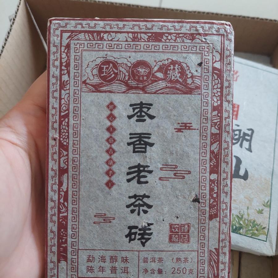 

Chinese Tea Phu er Keping 250gr teh Pu er cha lempeng persegi 250g Wangi Angco/ red date