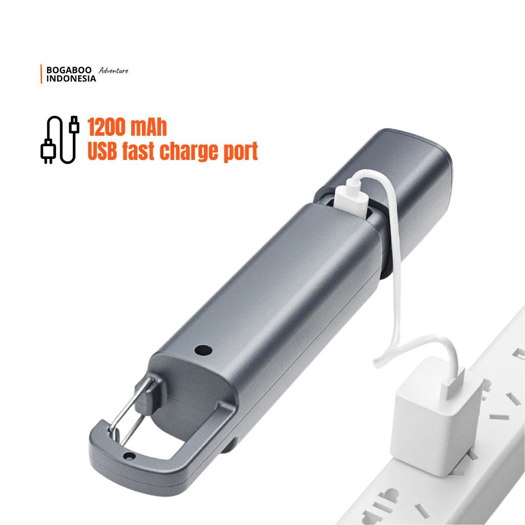 BOGABOO JADE Senter Mini flashlight LED - SENTER Gantungan Kunci Welite - LED COB BOGABOO - Lampu Ca