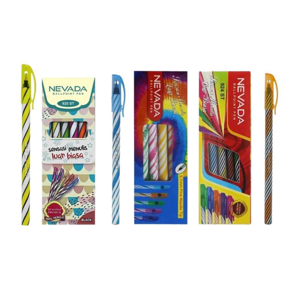 

12pcs Pulpen NEVADA | Original | Pulpen Ulir