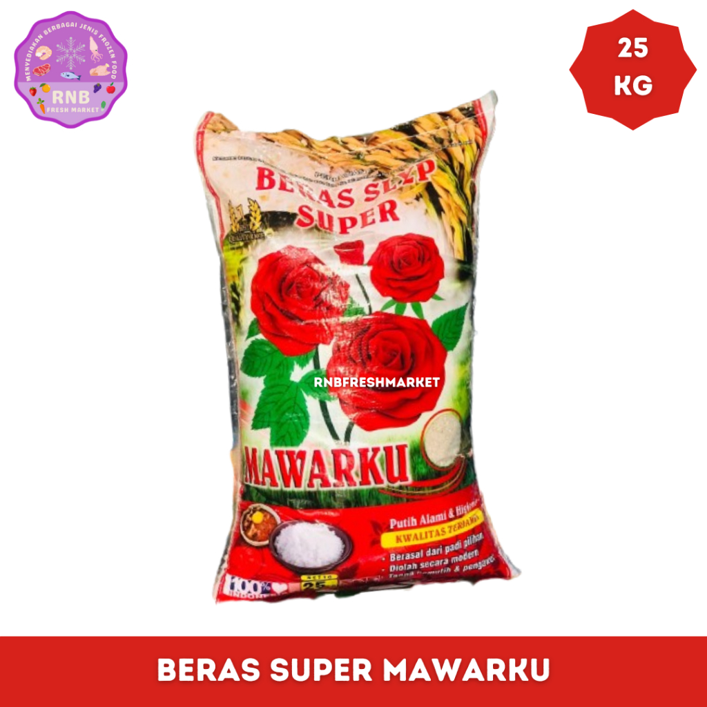 

Beras Super Mawarku Netto 25 Kg