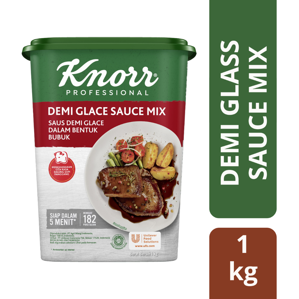 

KNORR Demi Glace Sauce 1kg / Saus Demiglace Mix 1000gr