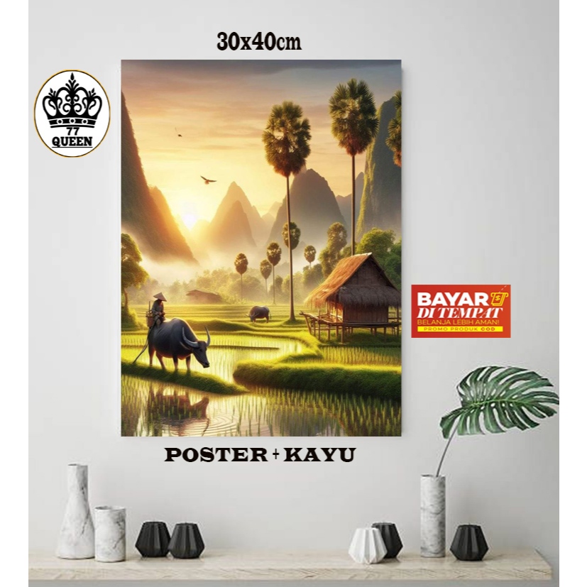 HIASAN DINDING TEMA PEMANDANGAN ALAM/POSTER GAMBAR PEMANDANGAN/POSTER PEMANDANGAN ALAM/WALLDECOR