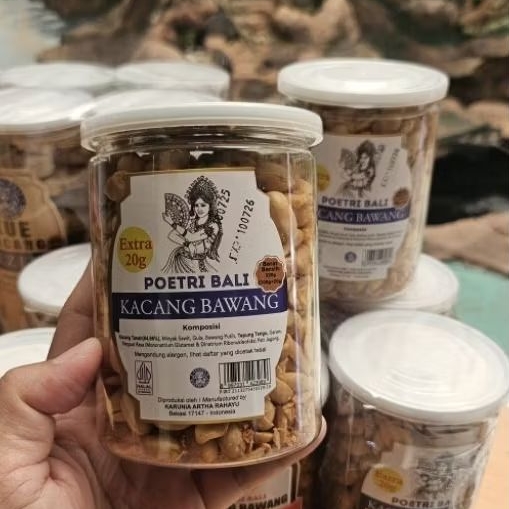 

ED 07.26 JAR 320GR - KACANG POETRI BALI TOPLES KACANG BAWANG 320GR / POETRY PUTRI BALI PEANUT READY TO EAT