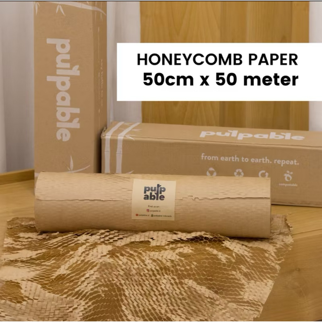 

50cm x 50m Honeycomb Paperwrap hexawrap eco friendly bubble wrap 50 m