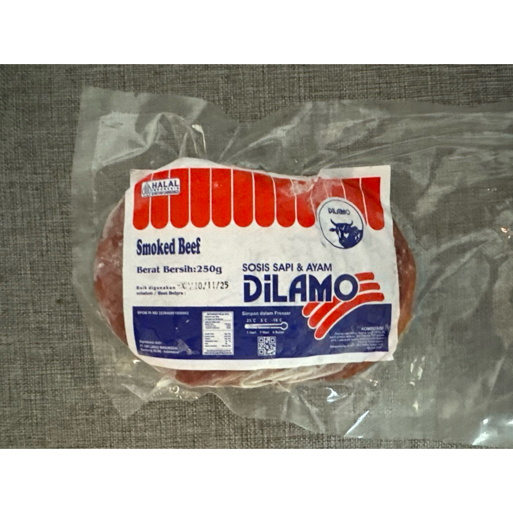 

[Ready] Dilamo Smoked Beef 250 gram