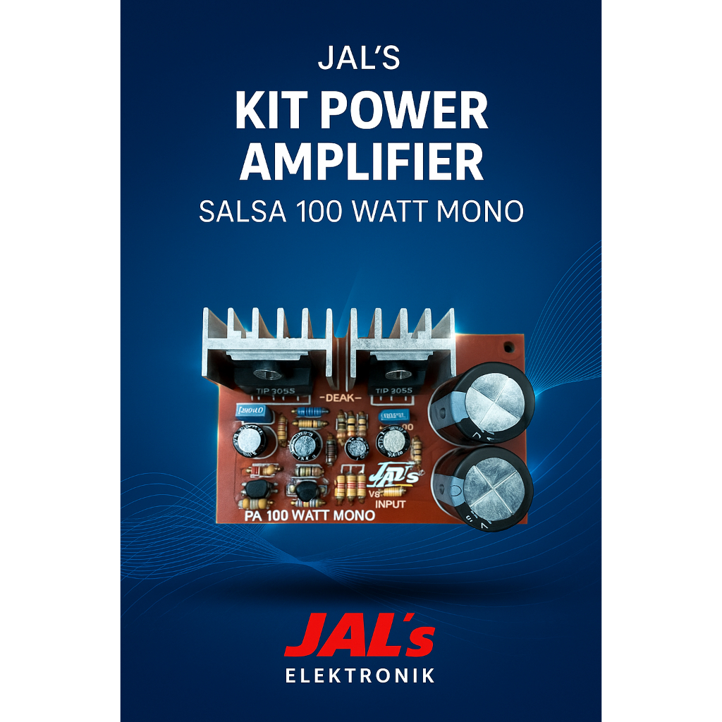 KIT POWER AMPLIFIER SALSA 100 WATT MONO - JAL’s ELEKTRONIK