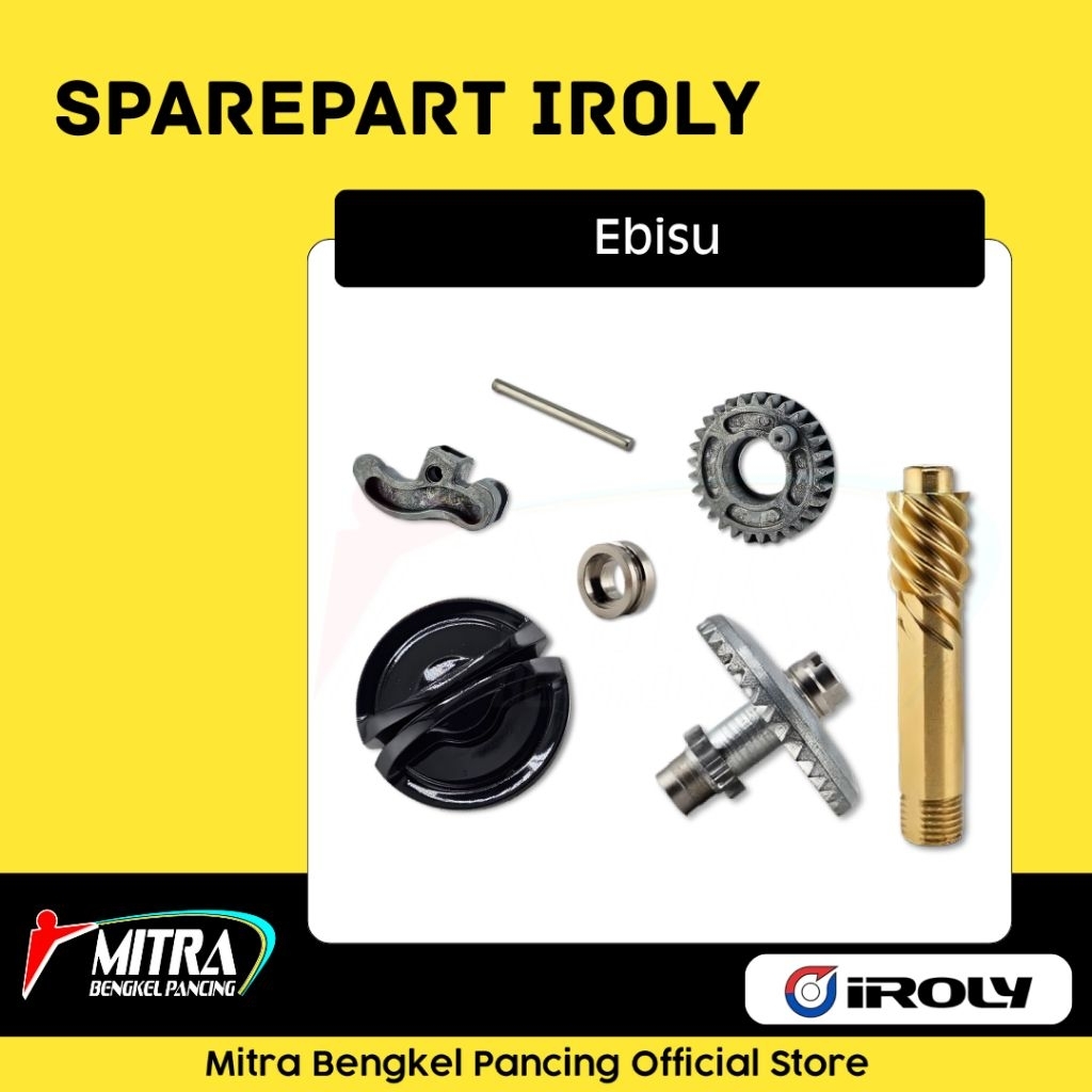 Sparepart Iroly Ebisu 1000 - 6000 Sparepart Reel Pancing