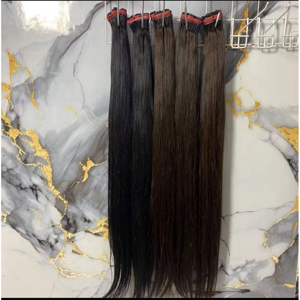 Hair Extension / rambut sambung / wig 80cm - 85cm 100 helai PREMIUM ( NATURAL / SMOOTHING )