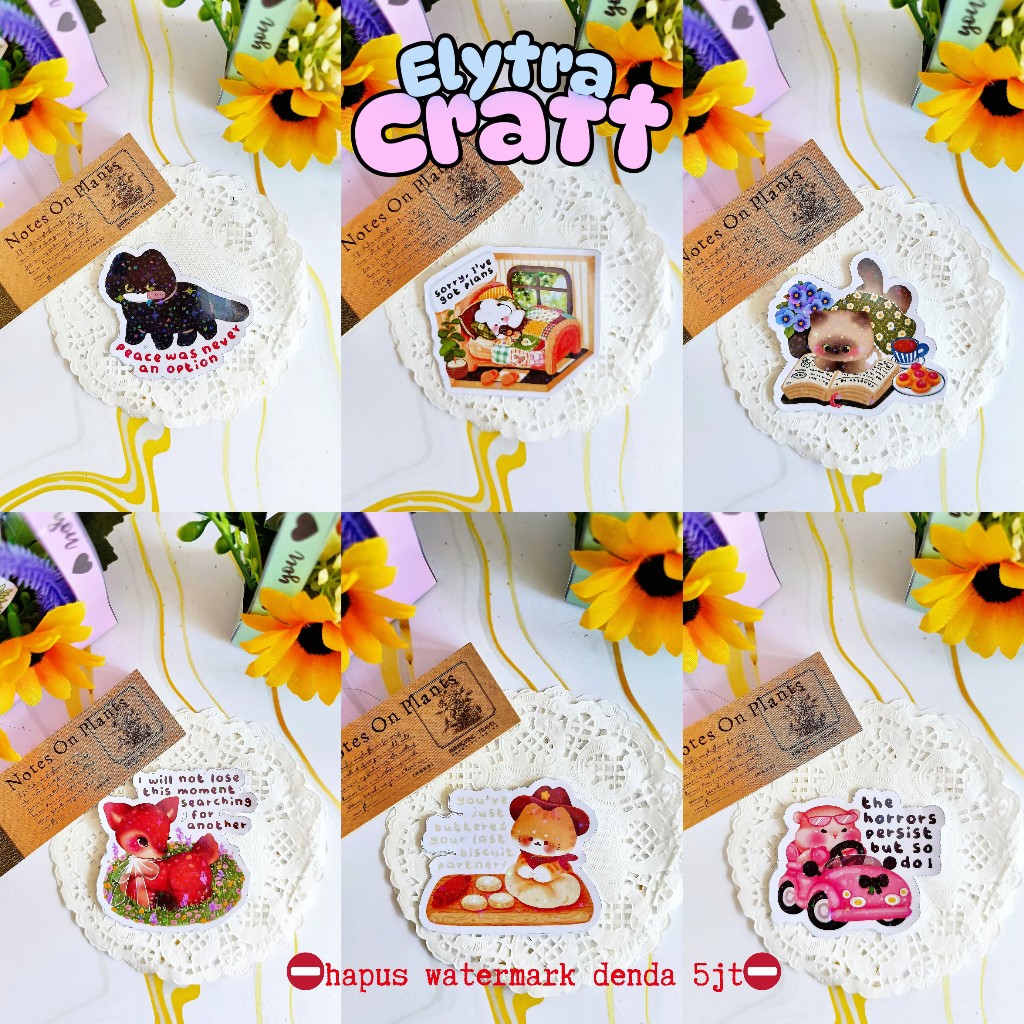 

Elytra Craft Stiker Motif Kartun Karakter