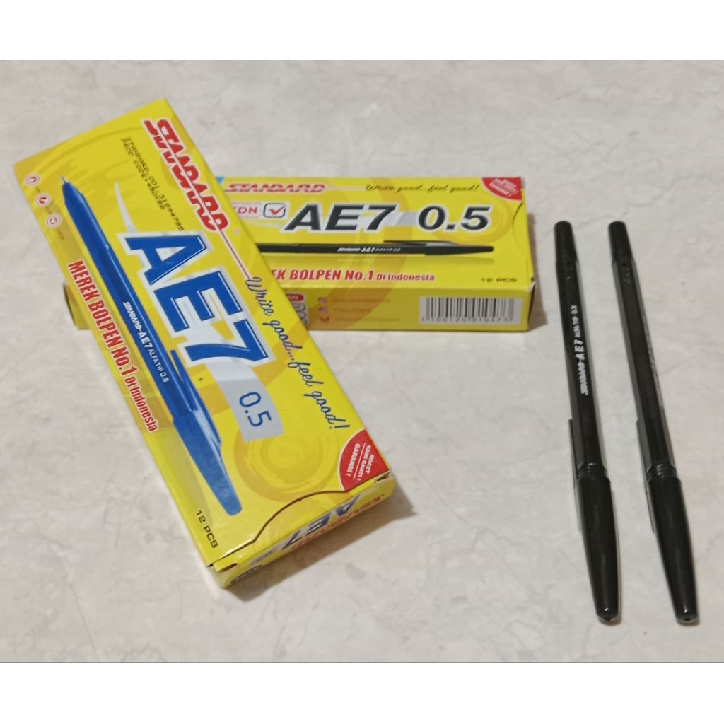 

Pulpen standard AE7 1pack isi 12