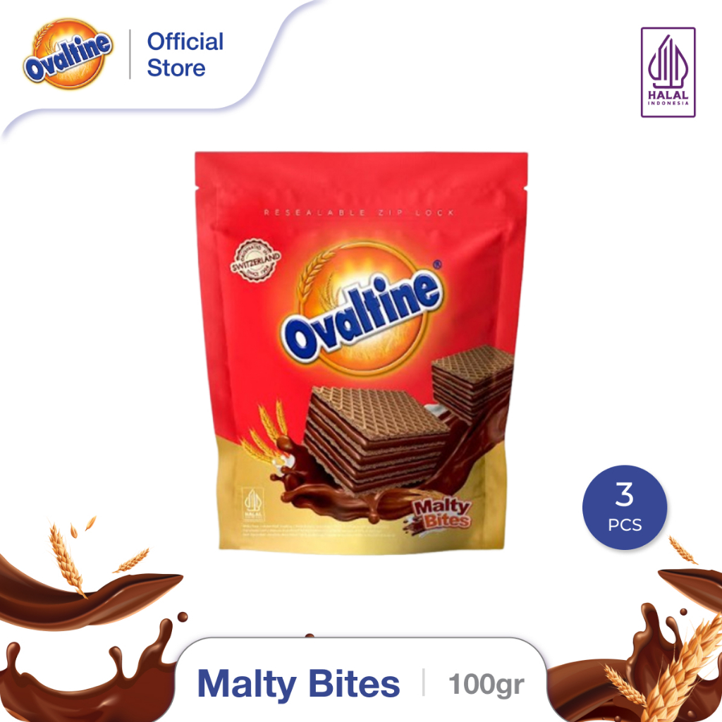 

Ovaltine Malty Bites 100g - 3pcs