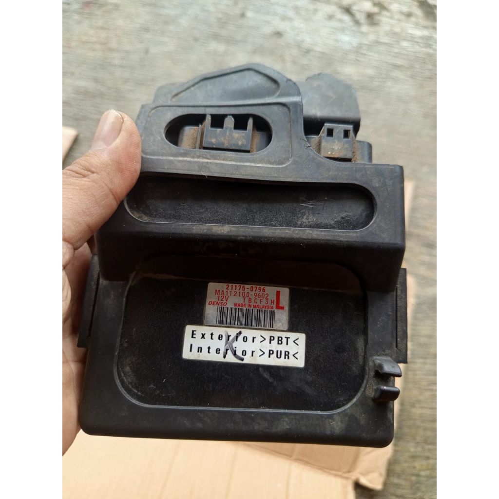 dashboard atas ninja250 karbu ninbu ecu kode L dan P essy assy Eassy Relay new spakbor depan merah c