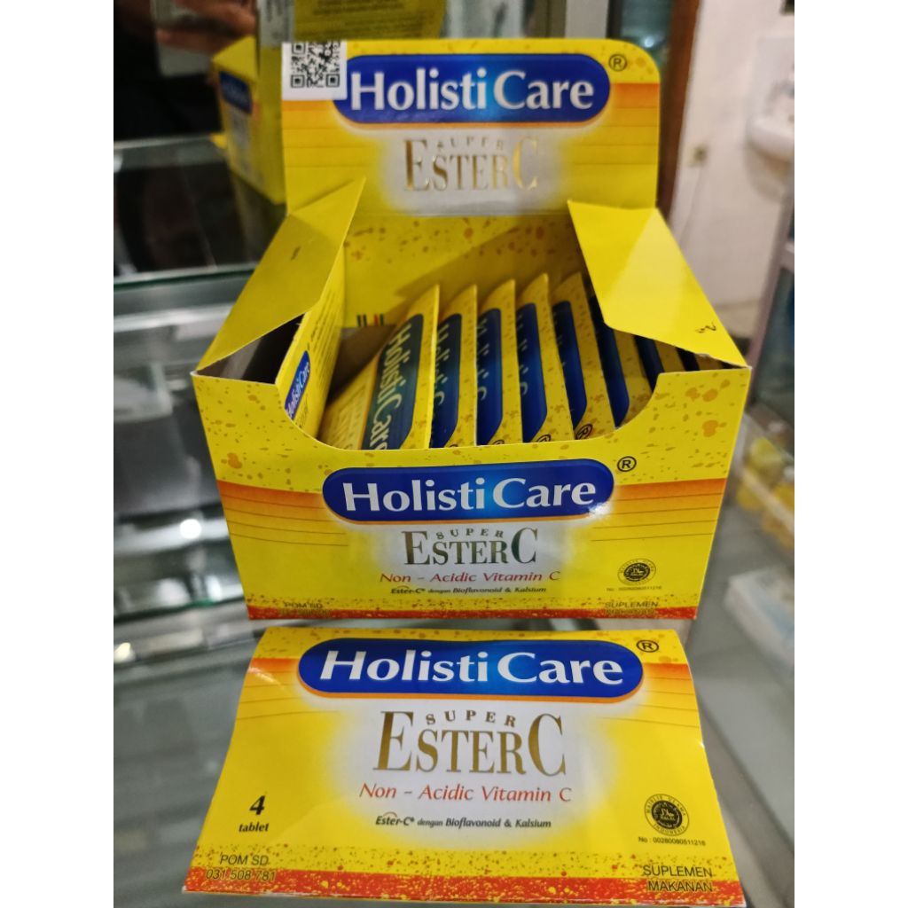 holisticare ester c vitamin C strip isi 4 tablet