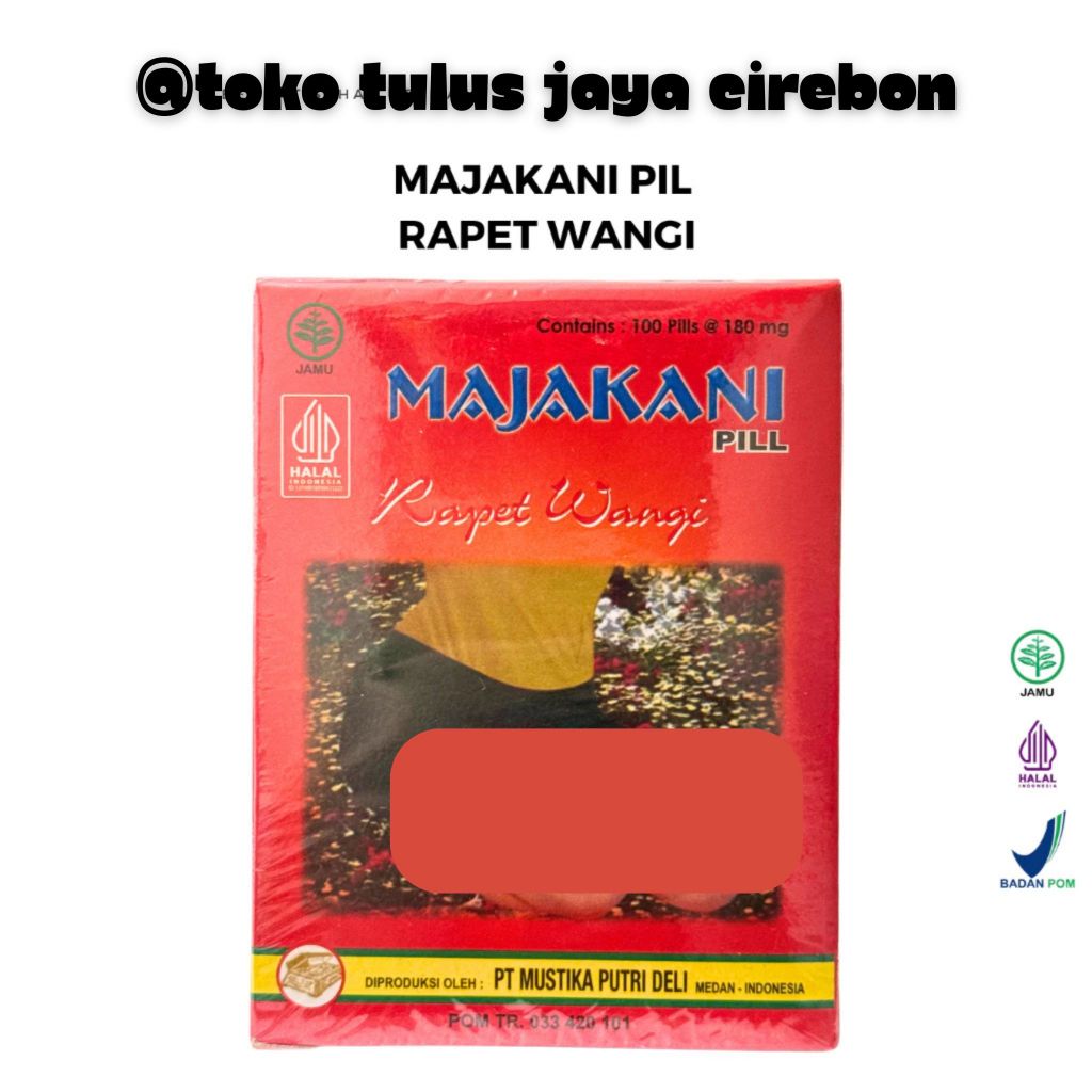 Majakani Pil Perapat Miss V Wangi - Jamu Kesehatan Kewanitaan