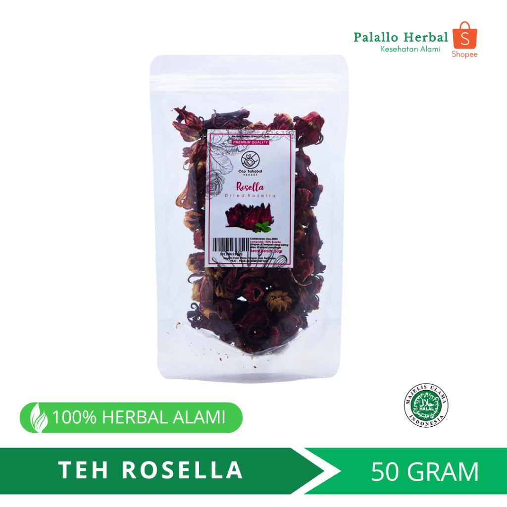 

Teh Merah Bunga Rosella Curah 50 Gram Teh Rosella Herbal Menurunkan Kolesterol