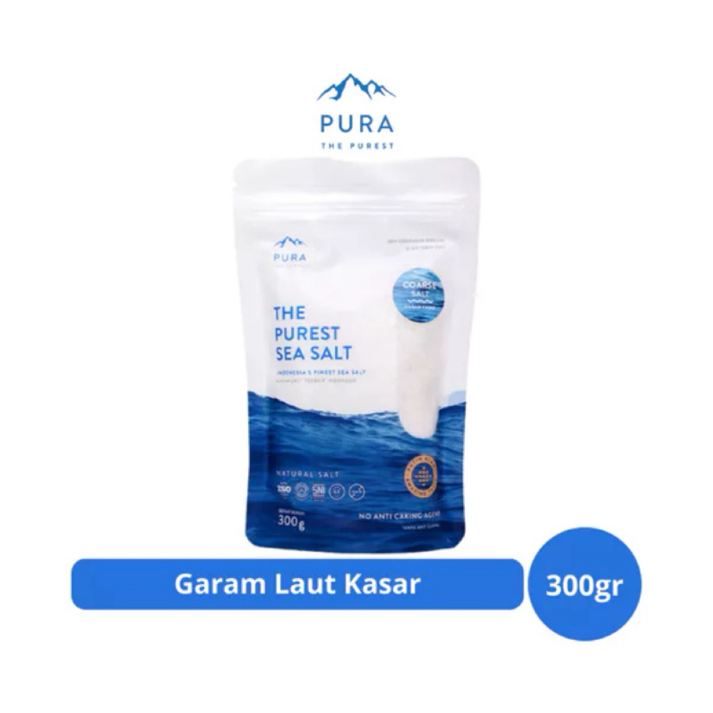 

PURA Garam Laut Kasar 300gr – Alami, Sehat, dan Bebas Zat Tambahan