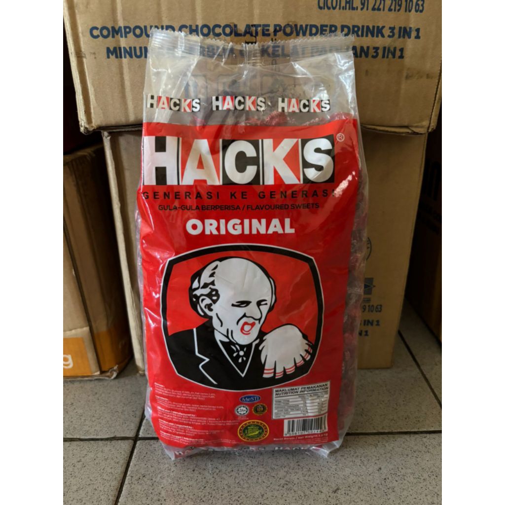 

Permen Hacks Original Eceran 200 gram