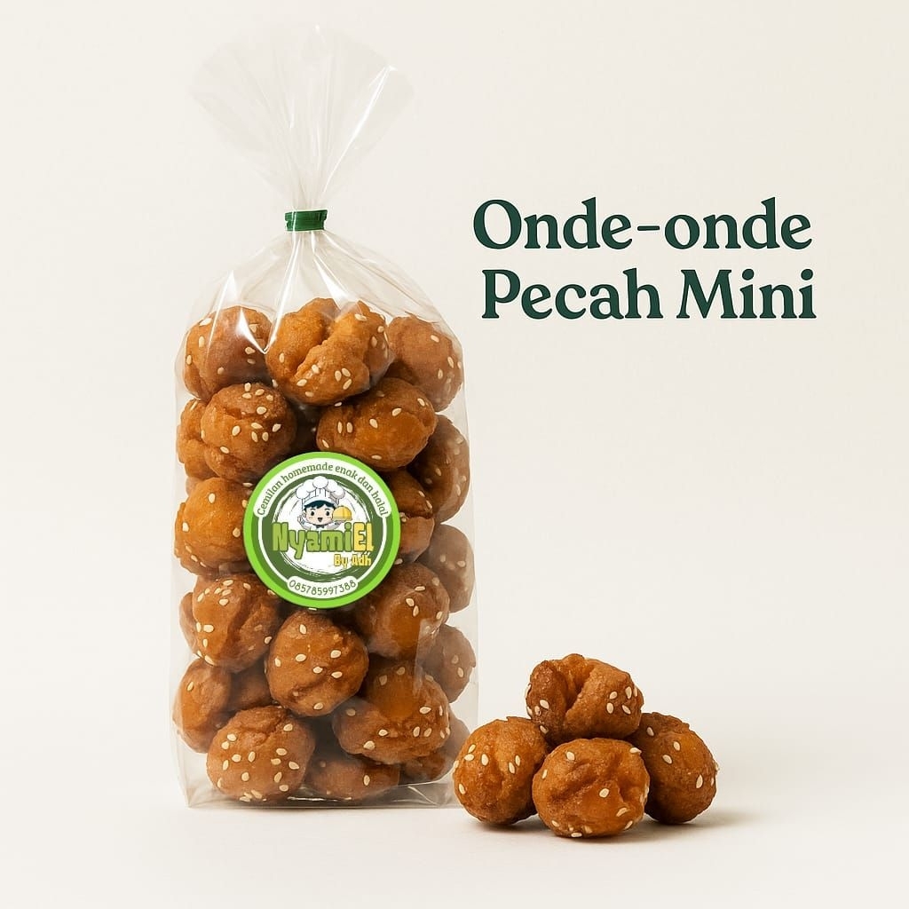 

Snack Onde Onde Pecah Mini Kue Kering Renyah Gurih