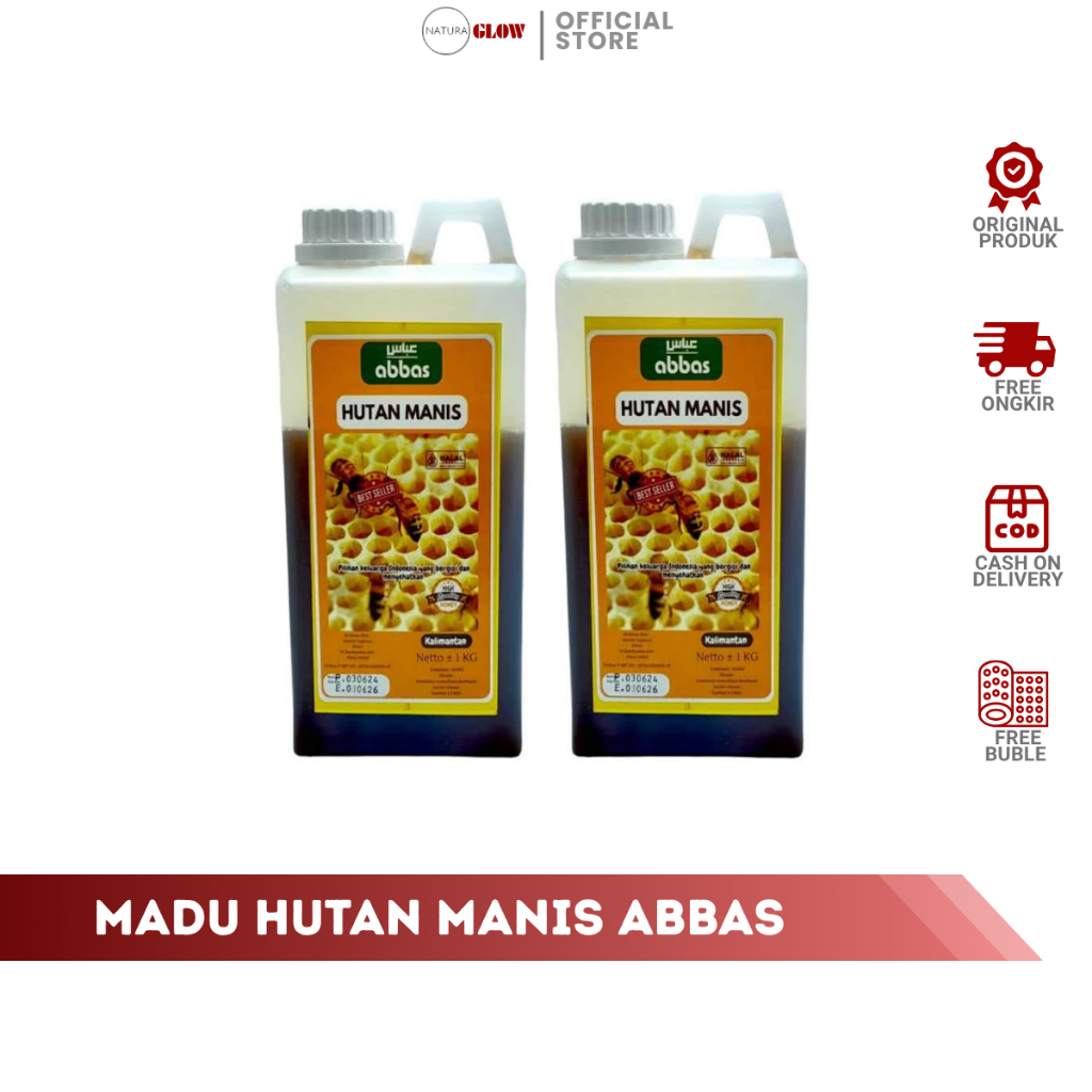 

MADU ALAMI KALIMANTAN ABBAS – madu hutan 1kg | tanpa gula | rasa manis khas alam