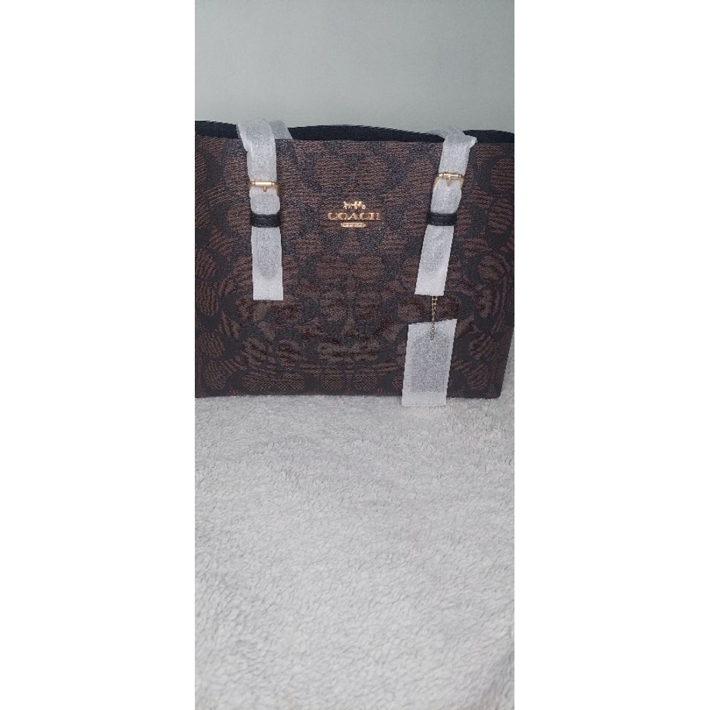 Coach Mollie Tote 25 Mahogany