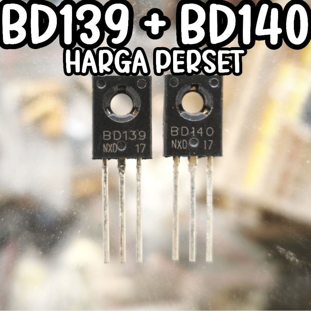 PERSET BD139 + BD140  BD 139 BD 140 SET