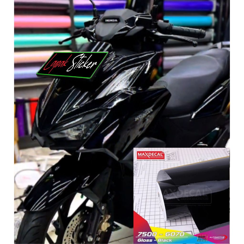 STICKER SKOTLET HITAM DOFF/STICKER MOTOR/SKOTLET MOTOR/SKOTLET MOBIL sticker aquarium