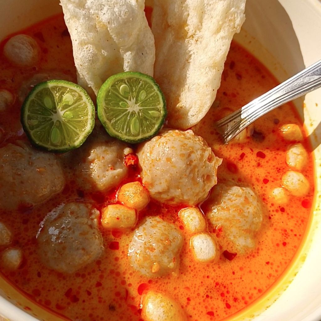 

Pentol Kuah Creamy Chili Oil Pentol Kuah Keju Pedas