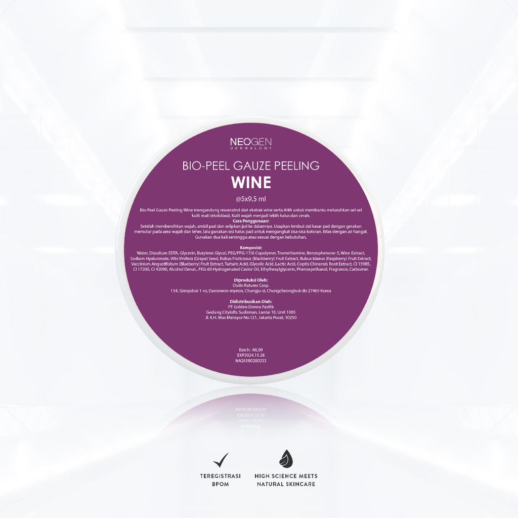 Neogen Dermalogy Bio Peel Gauze Peeling Wine Minis (5pads)