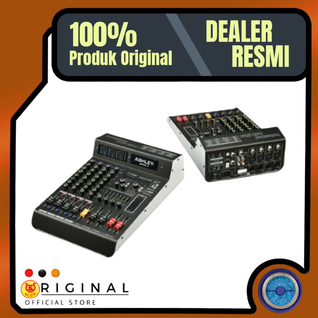 Ashley Hero 4 Soundcard 4 Channel Mixer / Soundcard Mixer 4 Channel Analog Ashley