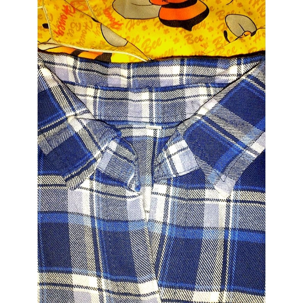 Kemeja dress tunik flanel