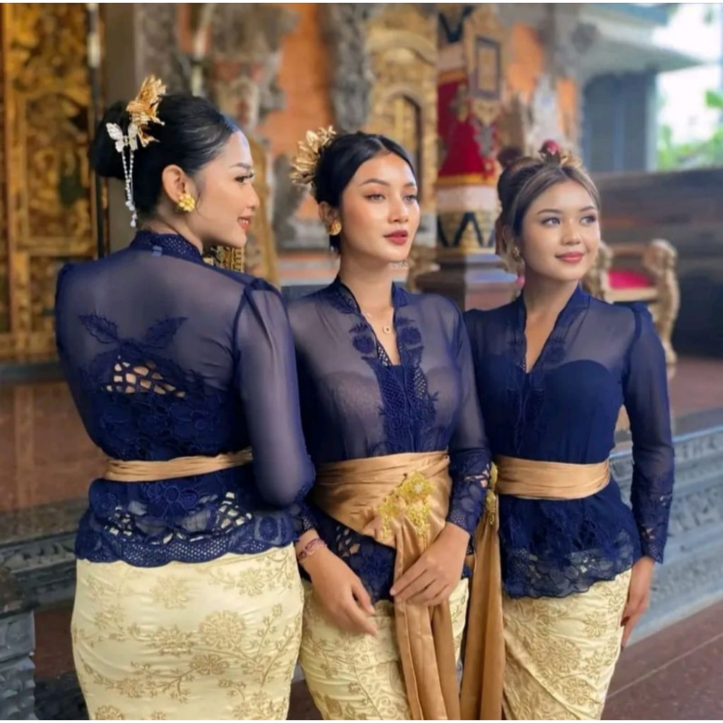 KEBAYA BORDIR JADI MOTIF NANAS LEHER V TERBARU KEBAYA WANITA MURAH ATASAN WANITA KEBAYA ADAT BALI BA