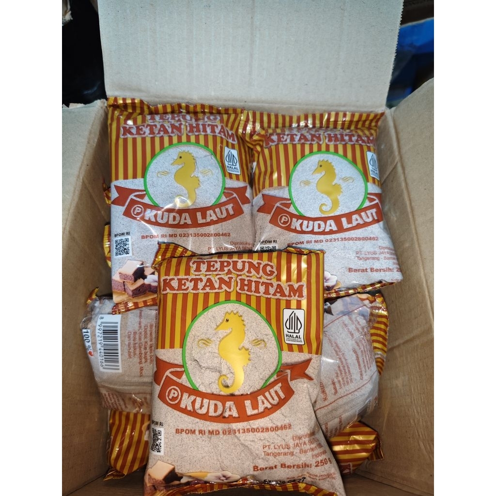 

TEPUNG KETAN HITAM CAP KUDA LAUT 250gr