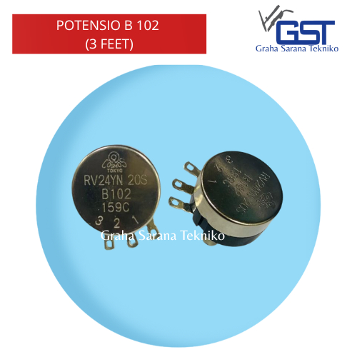 Potensio B102 1K RV24YN 20S