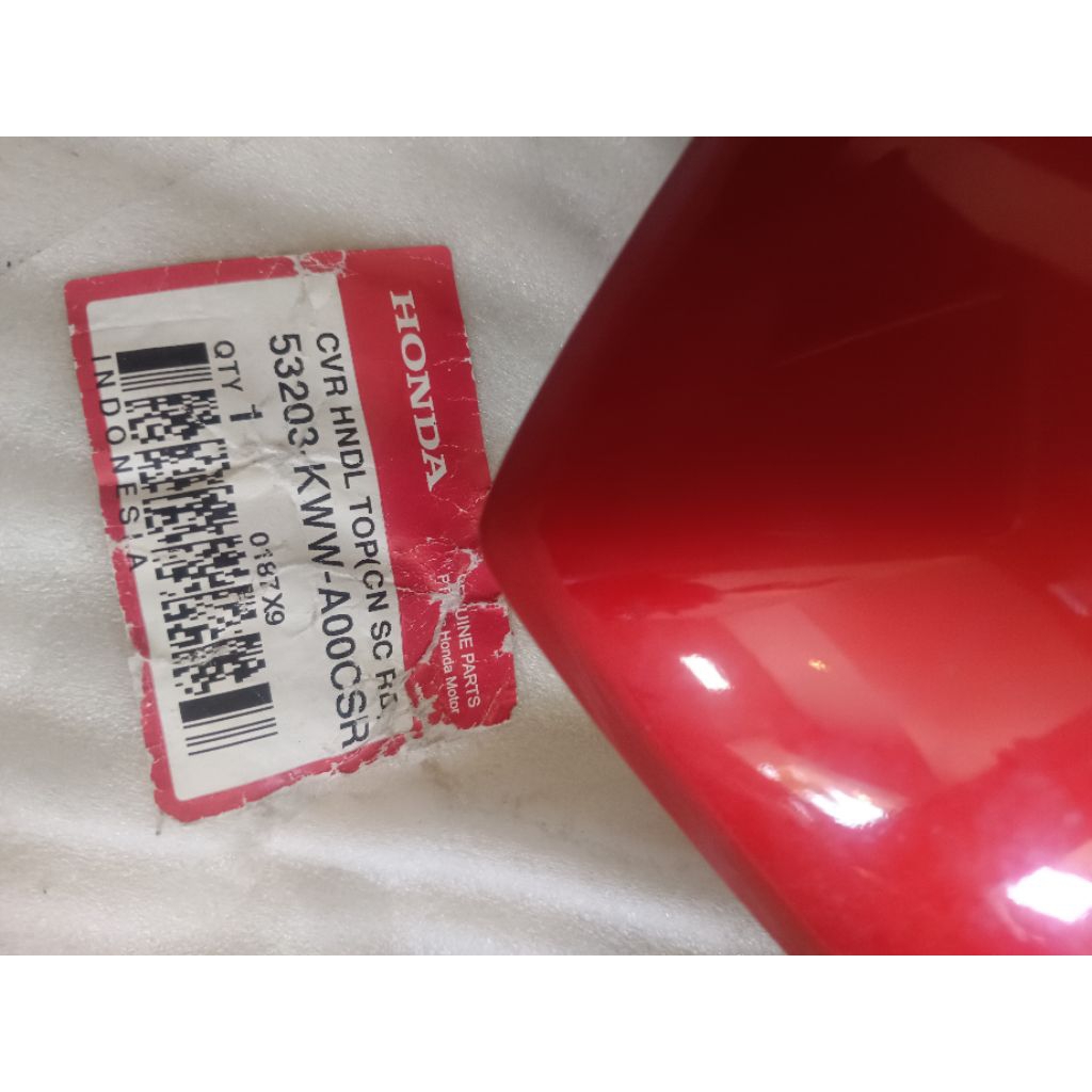batok lampu depan honda REVO bagian atas visor original AHM kode part 53203-KWW-A00CSR