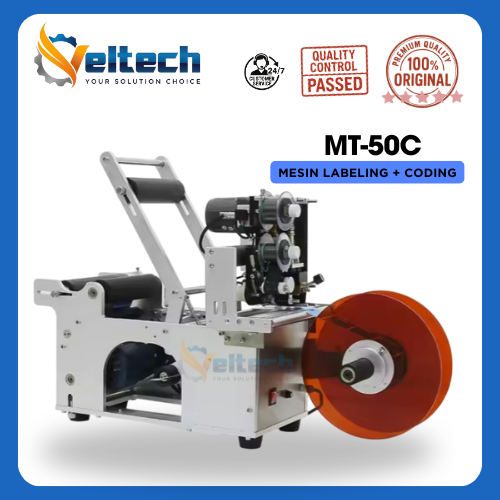 

Mesin Labeling MT 50 Coding Expired mesin sticker botol semi automatis