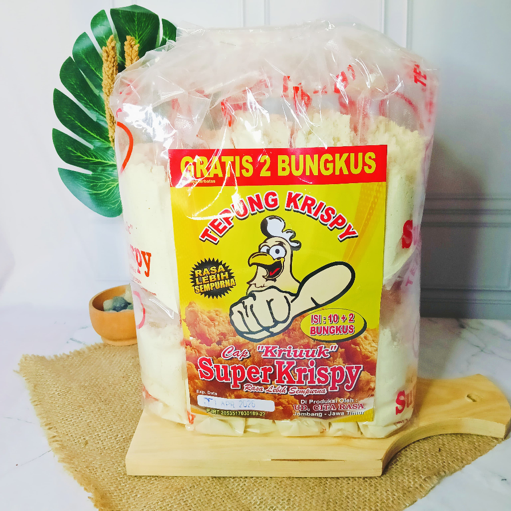 

PROMO BELI 1 PACK BONUS 2 BUNGKUS! TEPUNG BUMBU SERBAGUNA SUPER CRISPY 1K ENAK RENYAH / TEPUNG BUMBU SERBAGUNA