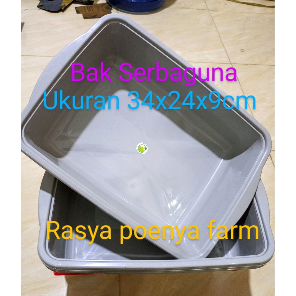 Bak ikan cupang/bak ikan guppi/baskom pasir kucing/cat litter box