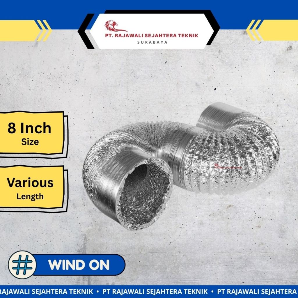 Flexible Ducting Aluminium 8 Inch / Selang Blower Ducting 8"