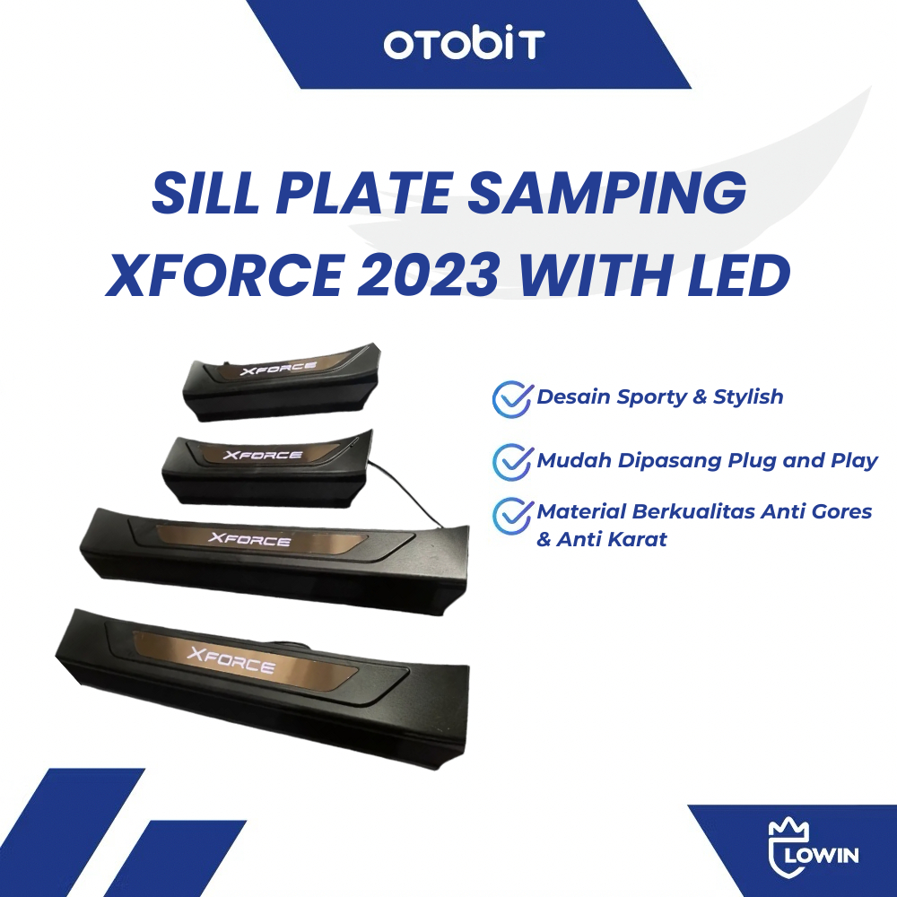 Sill Plate LED Mitsubishi Xforce 2023 /  Door Sill Plate 4 Pcs Xforce 2023 LED