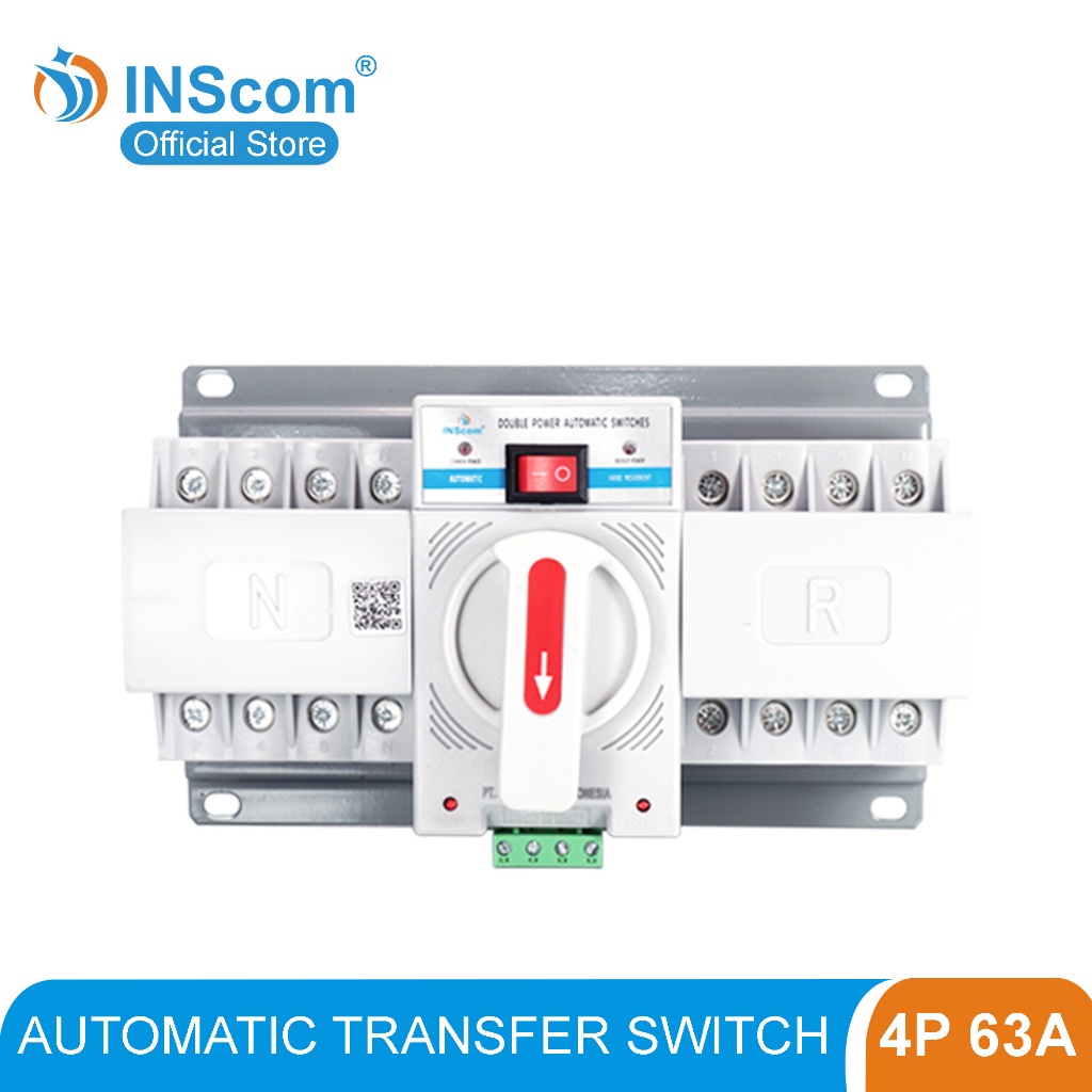 ATS 4P 63A AUTOMATIC TRANSFER SWITCH CHANGE OVER SWITCH COS OTOMATIS
