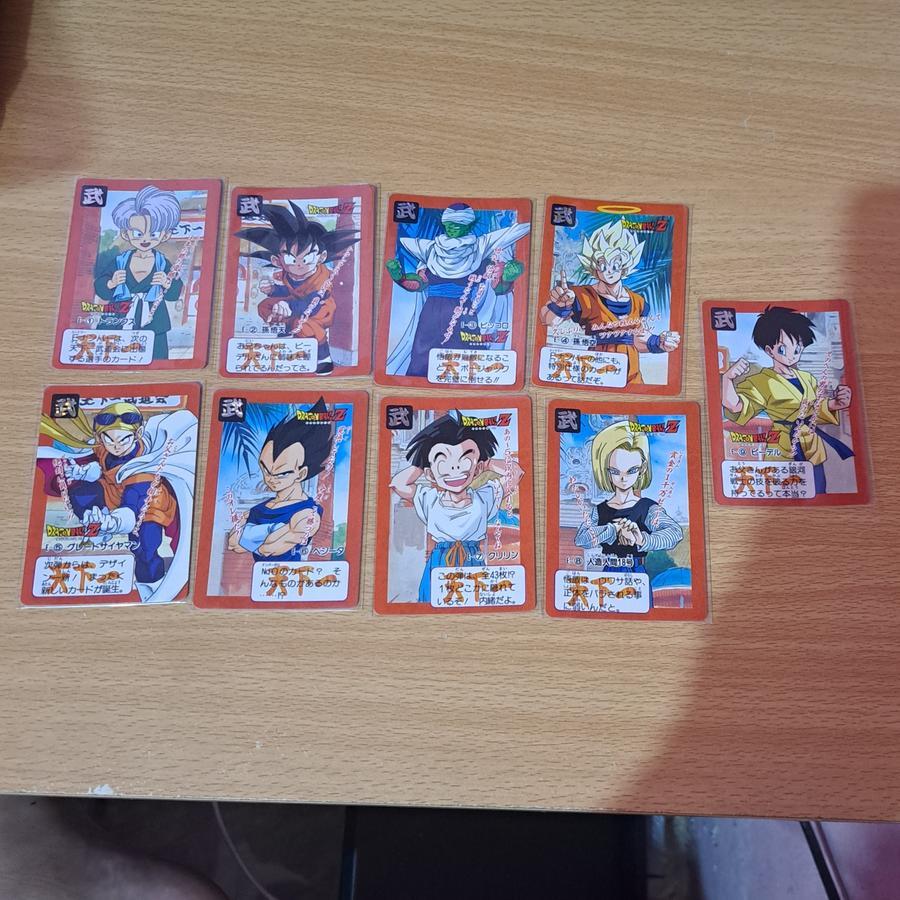Kartu Dragon Ball Original Set Tenkaichi Turnamen Vintage 1993